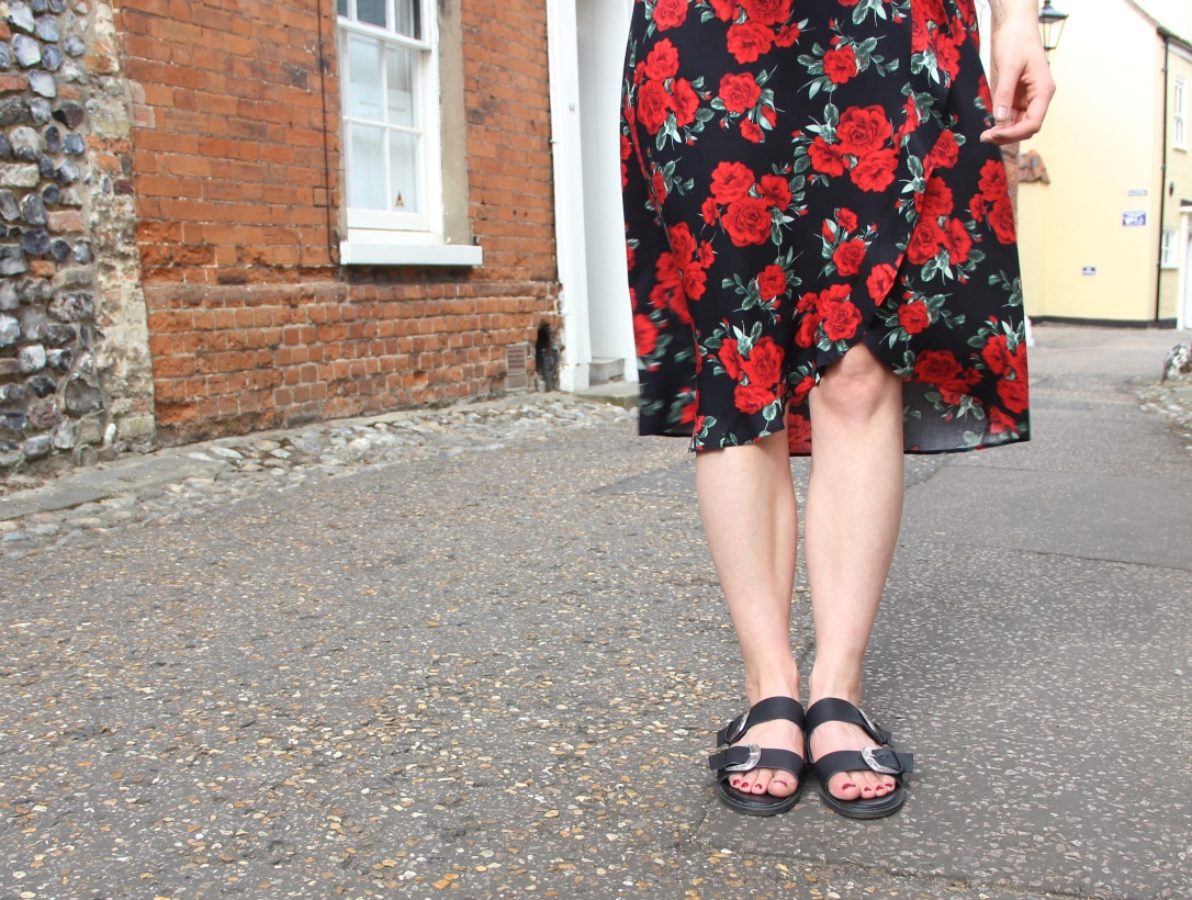 Summer dress and sandals