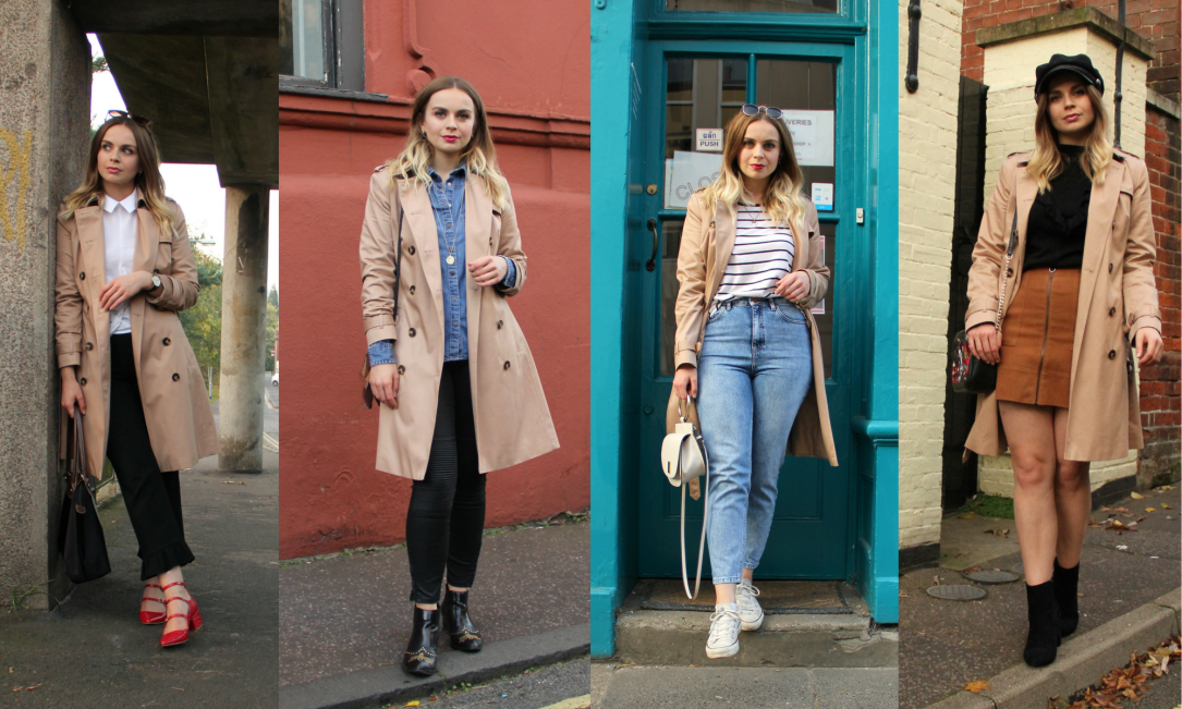 Ways to wear a camel trench coat