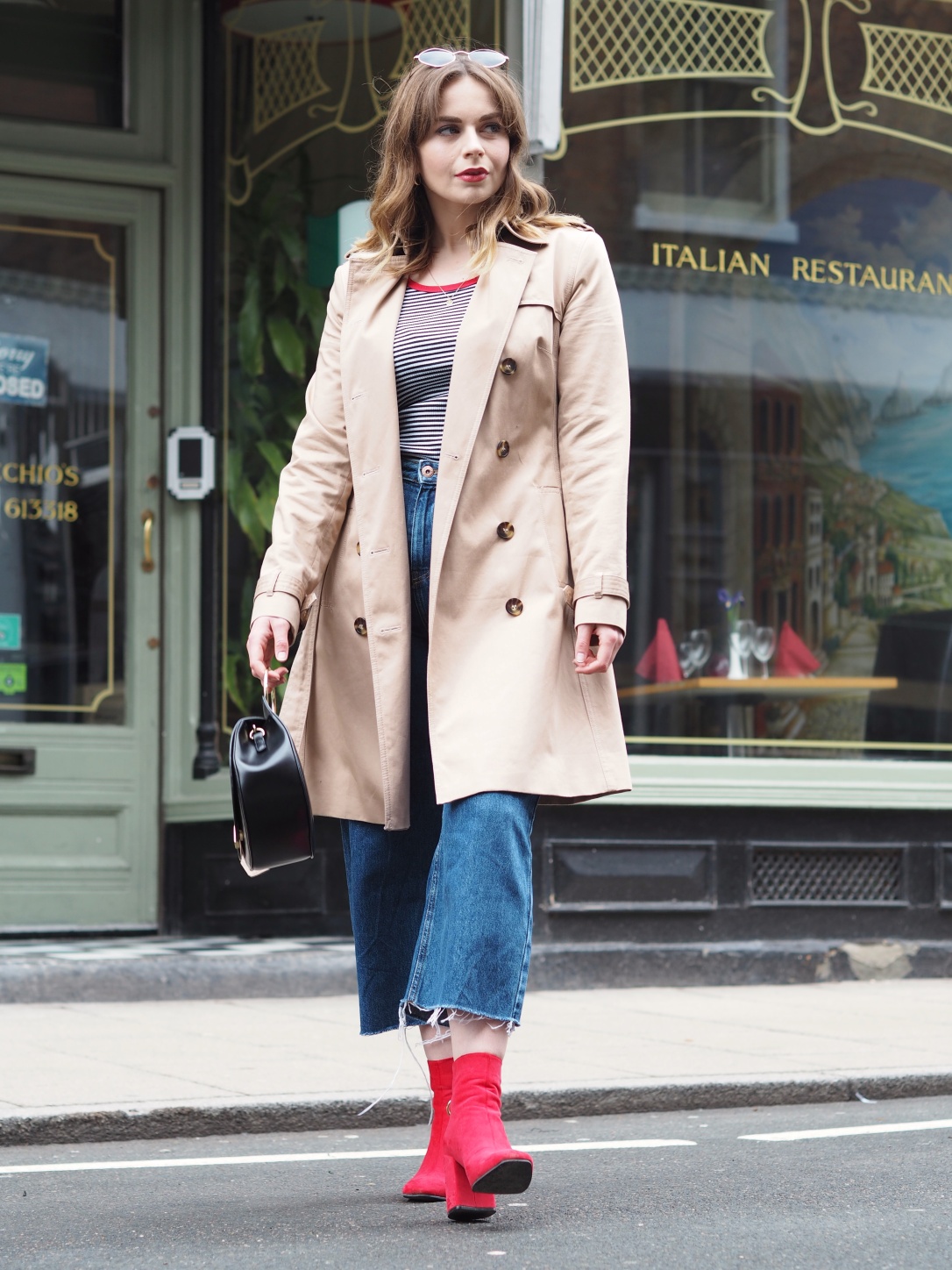Styling a trench coat for spring